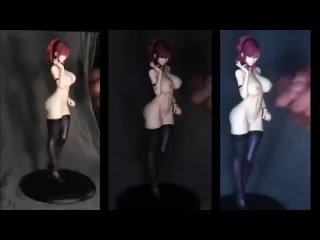 cumshot on anime figure